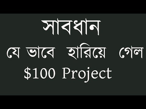 যে ভাবে  হারিয়ে  গেল  $100 Project | Freelancer time management