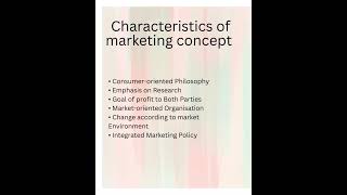 various concept of marketing part 2 | BA | Ch-1 | #bcomnotes #vnsgu #bcom #businessadministration