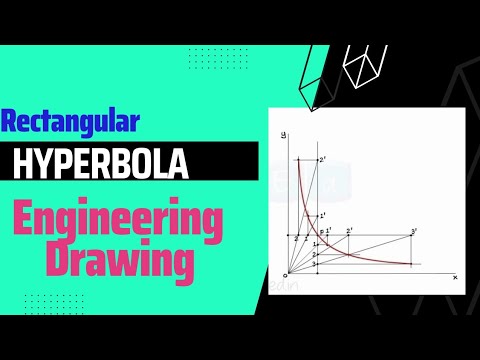 How to draw Hyperbola | Engineering Drawing | ED | #drawing #viral #youtube #engineering