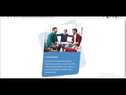 Services Card Design Using HTML and CSS Skew | Skewed Div | Slanted Div | Skewed Background.