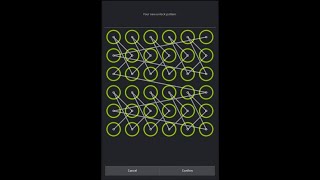 Mobile pattern lock