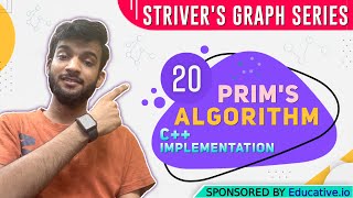 Prim's Algorithm | C++ Code Implementation