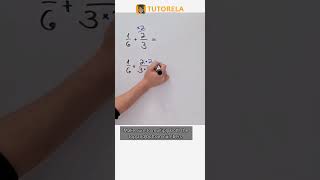 Add 1/6 and 2/3: Easy Fraction Solution! #Math #OperationsWithFractions #AdditionOfFractions