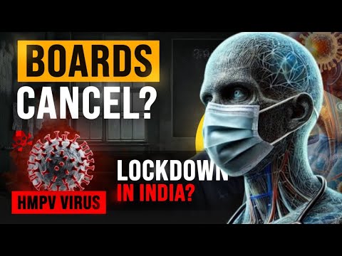 Lockdown Alert ! ⚠️ Class 10 Board Exam Cancel 😱 Class 10 board exam cancelled 2025 ? 😱HMPV Virus 🦠