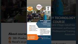 #government bakery course.(PTA)..KVIC Nashik, New Batch start from 17 Jan 2024 Contact/DM 9975556165