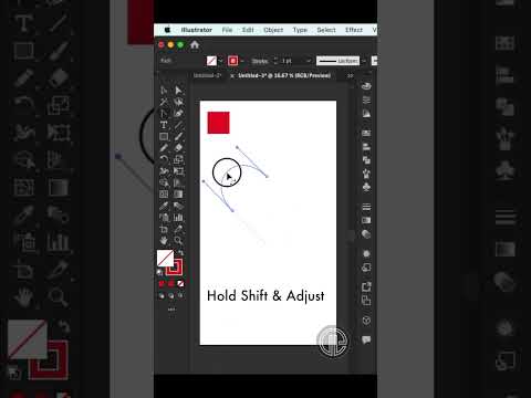 Create a perfect heart #shorts #illustrator #viral