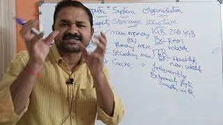 Storage Structure in Operating system || Computer System Organization || Operating System