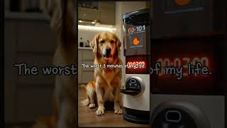 3 Minutes is Forever! AI Feeder's Patience Test for Dogs 🤣 (Short Meme)