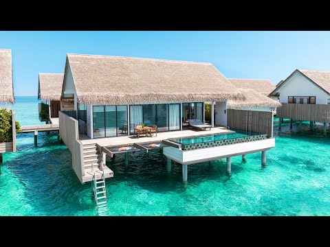Hilton Maldives Amingiri Resort, $2,000 Overwater Suite (4K Full Tour)