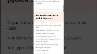 2000 Vacancy | SBI job | Degree jobs | #sbijobs #degreejobs #govtjob #latestgovernmentjobs