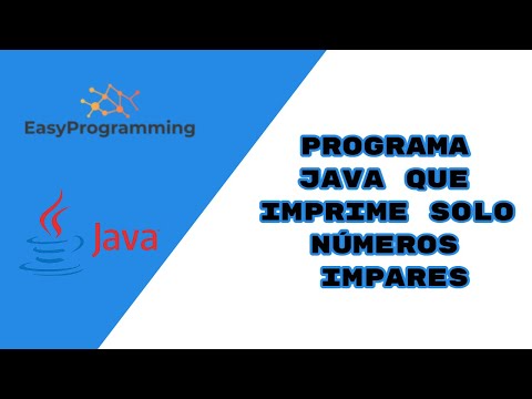 Programa Java que imprime solo números impares (Java)