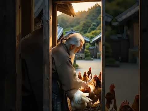 Old Japanese Man Chasing the cunning fox. #shortsfeed #shorts #ai #aishorts #fox #viralshorts #cake