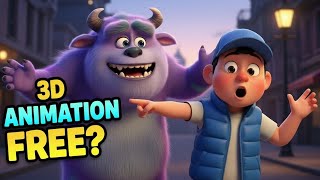 How I Create 3D Animations for FREE Using AI (Full Step-by-Step Guide)