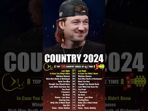 Country Music 2024 Collection 🎶 Luke Combs, Morgan Wallen, Kane Brown, Luke Bryan, Chris Stapleton