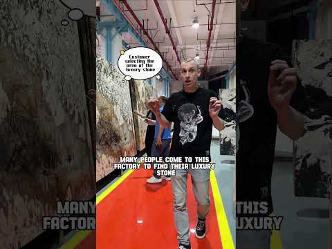 Biggest luxury stone factory in China.#luxurystone #chinafactory