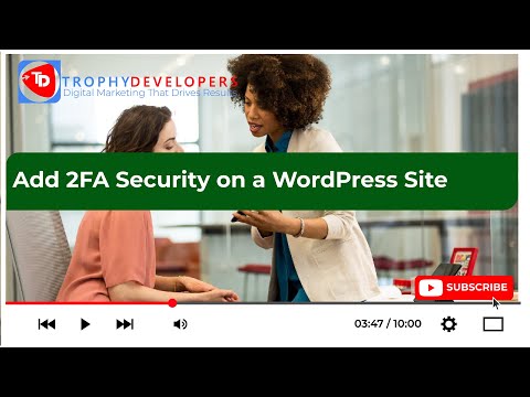 How to Protect Your  Web Site With Two-Factor Authentication? : Trophy Developers Uganda