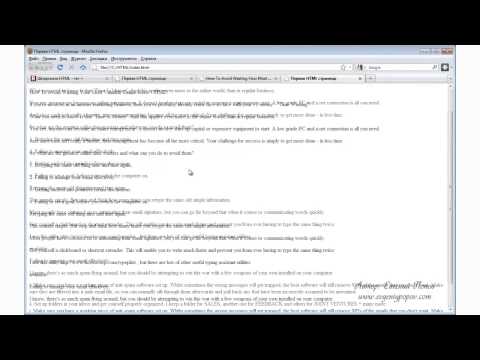 Tutorial HTML ~ Как сделать HTML сайт   Параграф и Заголовки в HTML