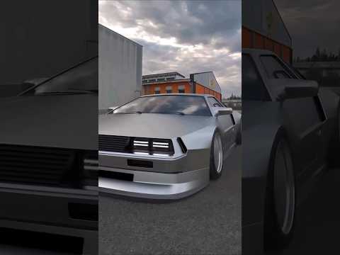 Wide Body Delorean DMC 12 - #customcars #carlover #classiccars