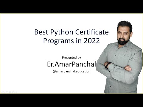 Python Certifications One should do ?