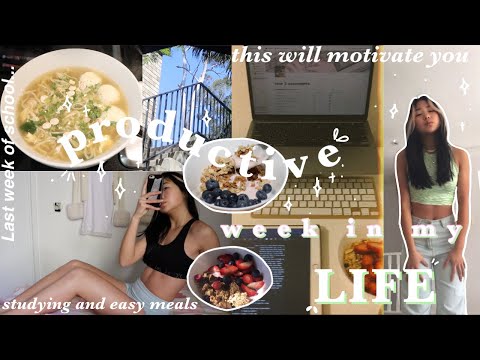 VLOG: productive + motivational week in my life | gabrielle teo