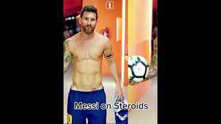 Messi on Steroids!🔥 #smartstudyhacks #messi #fitness