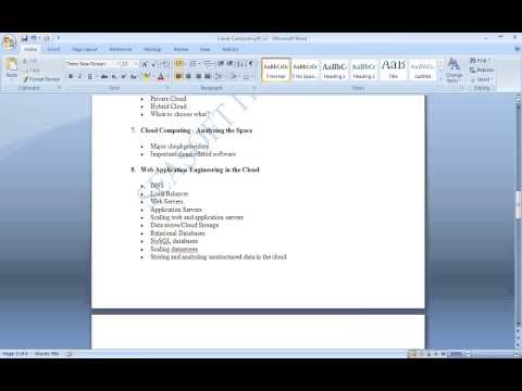 Cloud Computing Online Demo Class By SeasoftTraining