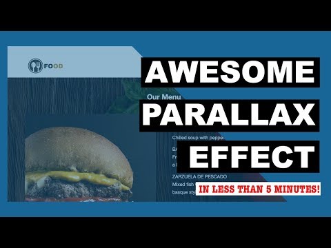 How to make a parallax effect in WordPress (Enfold Theme) in less than 5 minutes