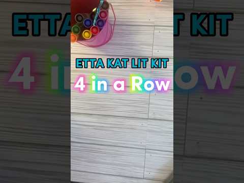 Etta Kat Lit Kit: 4 in a Row #SOR #earlyliteracy #prek #reading #kindergartenactivities