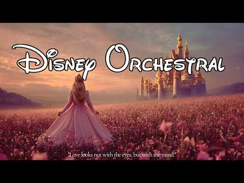 Disney Orchestral Symphony | Once Upon a Dream 🌸 A Fairytale Flower Field Odyssey Peaceful & Serene