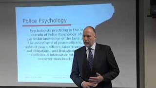What is Police Psychology?