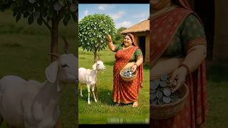 Big women plants a money tree 😢 #ai #women #goat #tree #money