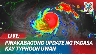 LIVE: PAGASA gives latest update on Typhoon #UwanPH as of 8:00 AM | November 10