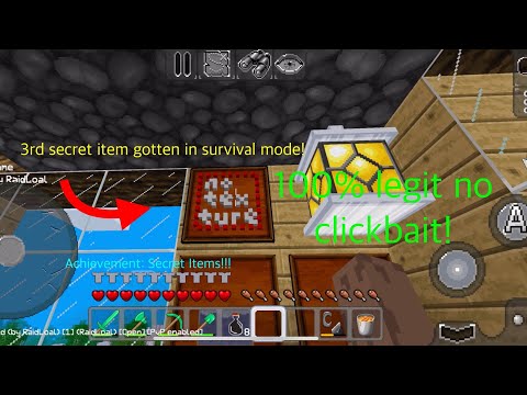 Obtaining secret items in my Survival SMP! (My third secret item) Survival & Test Server Gameplay!!!