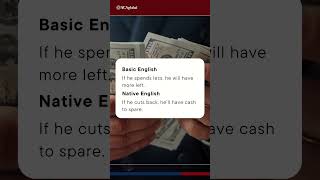 #basicenglish Vs #nativeenglish : Conditional sentences:  Part 8: Shopping & Money