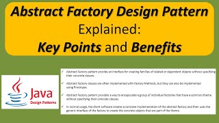 Abstract Factory Design Pattern Explained: Key Points and Benefits