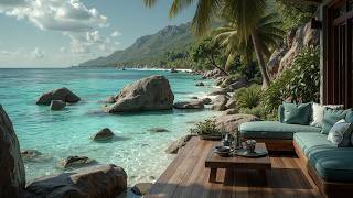 Relaxing Lounge Bossa ~ Tropical Ocean Views for Calm Evening Music & Sleep