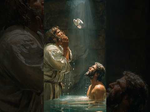 6 Seconds of ASMR Jesus Christ Baptism | Water Splashes & Sacred Whispers
