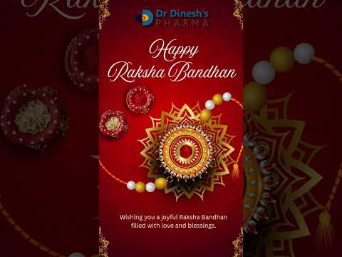 a thread of love, a bond for life. Happy raksha bandhan!#rakshabandhan ##pharmacist #drdineshspharma