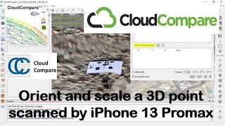 How to orient and scale 3D Model CloudCompare - cómo orientar y escalar modelo 3D #CloudComare