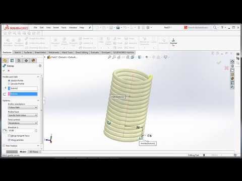 solidworks / two methods to make spring