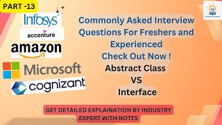 Most Commonly Asked Questions For Freshers |Abstract VS Interface #interviewquestions #interviewtips