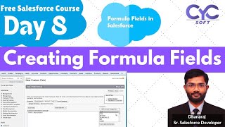 Creating Formula Fields  | Free Salesforce course in Hyderabad  | Salesforce Training in Hyderabad