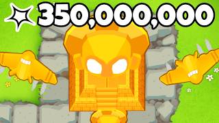 Can The Sun Temple Get All 350 MILLION Pops In CHIMPS? (Bloons TD 6)