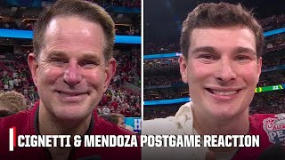 Curt Cignetti and Fernando Mendoza react to Indiana’s win vs. Oregon | ESPN College Football