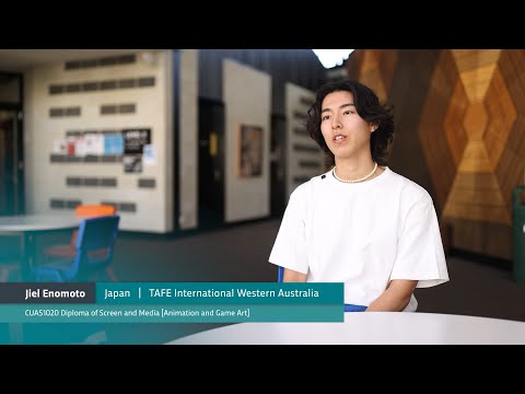 Jiel talks about studying animation and game art at TAFE International Western Australia
