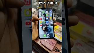 iPhone X ios 18 update 2025 😱📸 |. #iphone #appleiphone #ios18 #iphonexr #youtube #shorts