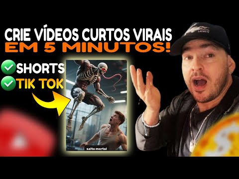 Criei VÍDEO CURTOS DARK que MONETIZA em 30 DIAS - E Mostrei No Passo a Passo! SHORTS / TIKTOK
