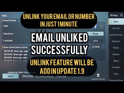 HOW TO UNLINK 3rd Link/email From PUBG/BGMI in 1 minute 100% workable#pubg #bgmi #pubgnewupdate
