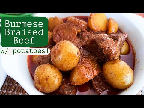 Burmese Beef Curry with Potatoes | Easy Recipe [HD 1080p]