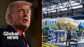 Bombardier warns of “significant impact” to travellers from Trump’s threat